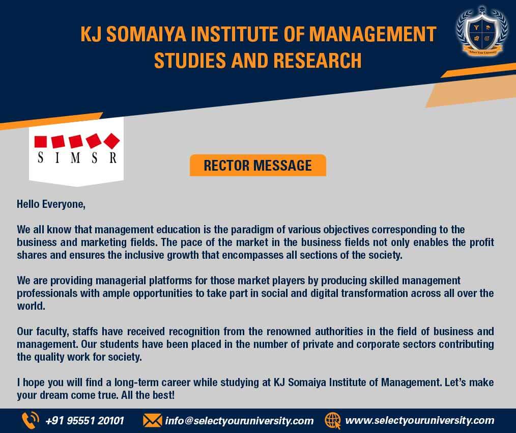 rectors-message-of-kj-somaiya-institute-of-management-studies-and-research